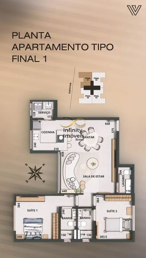 Imagem Ed. Vivere - Apartamento à venda no bairro Cruzeiro - Belo Horizonte/MG