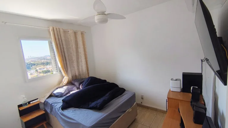Imagem Apartamento em Votorantim-SP, Jardim Simone: 2 quartos, 2 salas, 1 vaga, 60m² de área. Com 2 Ar condicionado. Venha conferir!