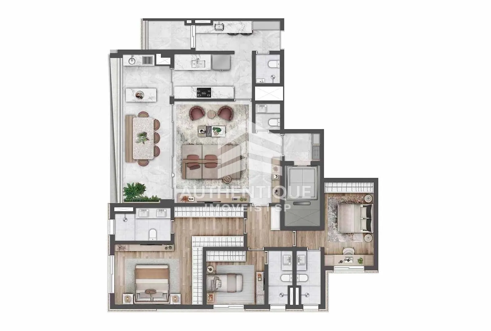 Imagem ATMOS MOEMA - Apartamento à venda no bairro Moema - São Paulo/SP, Zona Sul