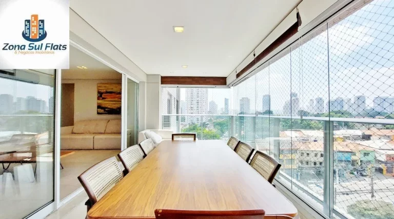 Imagem Apartamento à Venda No Brooklin Com 3 Suítes e 2 Vagas - Varanda Gourmet