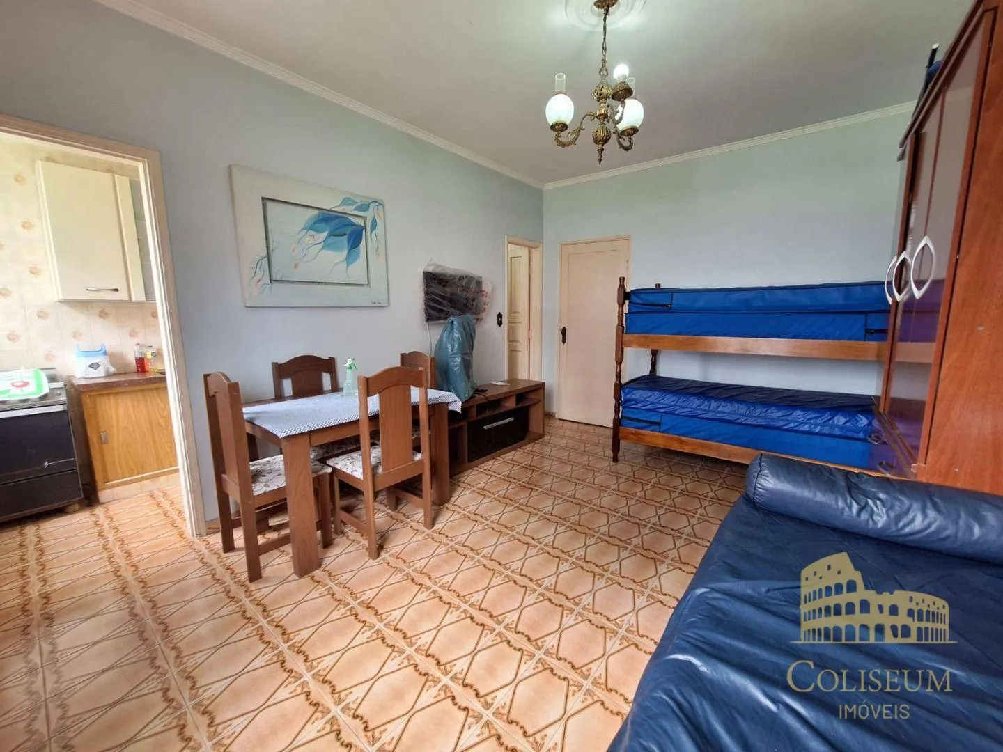 Foto do imóvel Kitnet à venda, 30 m² por R$ 235.000,00 - Boqueirão - Praia Grande/SP