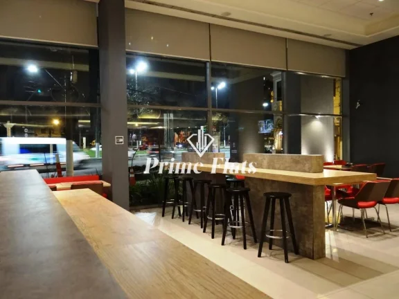 Imagem Flat disponível para venda no íbis Santos Valongo, com 18m², 1 dormitório e 1 vaga