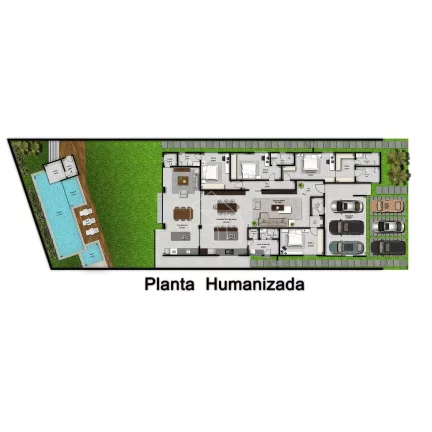 Imagem Casa Linear à Venda no Arquipélago de Manguinhos com 4 Suites