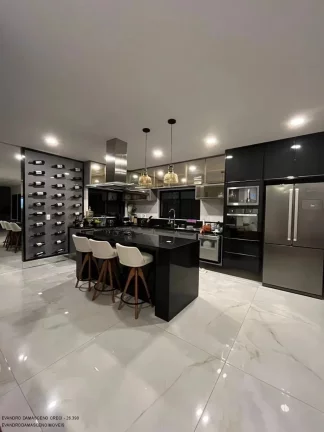 Imagem Impecável residência de alto padrão em Alphaville II, Salvador-BA: 4 suítes, 3 salas, 2 banheiros, 4 vagas - 496m².