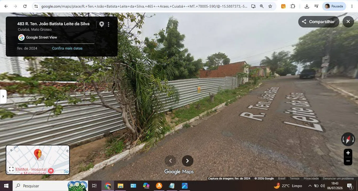 Imagem Terreno Bairro Araés
