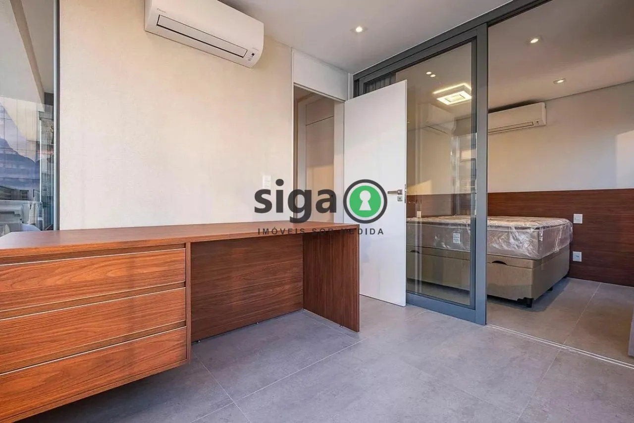 Imagem Apartamento mobiliado para locação em Pinheiros 01 dormitório, São Paulo - SP