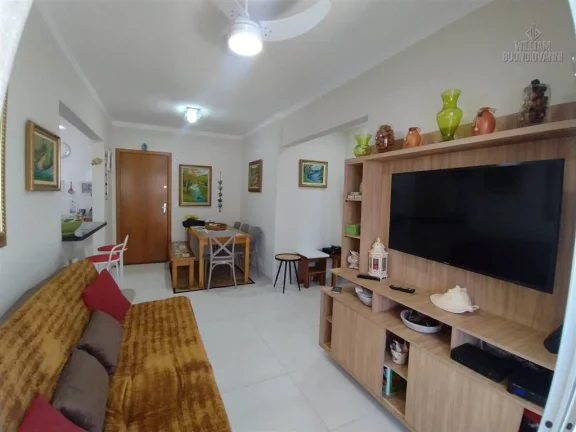 Imagem Apartamento na Vila Tupi, 1 Quarto com Sacada Gourmet, 53m² de área útil.