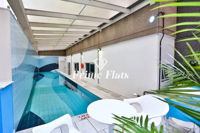 Imagem Flat disponível para venda no Slaviero Downtown São Paulo, com 24m², 1 dormitório e 1 vaga de garagem