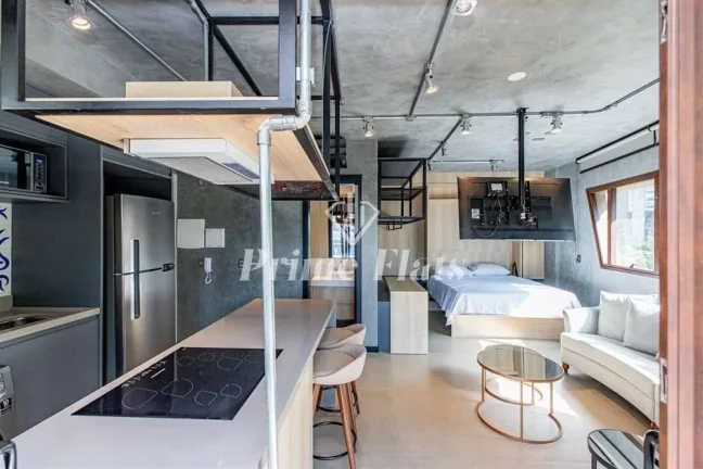 Imagem Flat disponível para venda no Cyrela by Pininfarina no Itaim Bibi, com 49m², 1 dormitório e 1 vaga