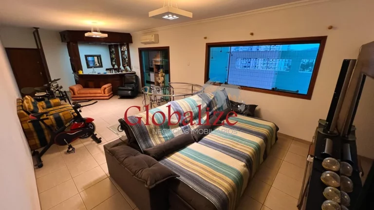 Imagem Cobertura Duplex à venda com 404m², 4 Dormitórios e 3 vagas na Ponta da Praia - Santos por R$ 1.600.000,00.