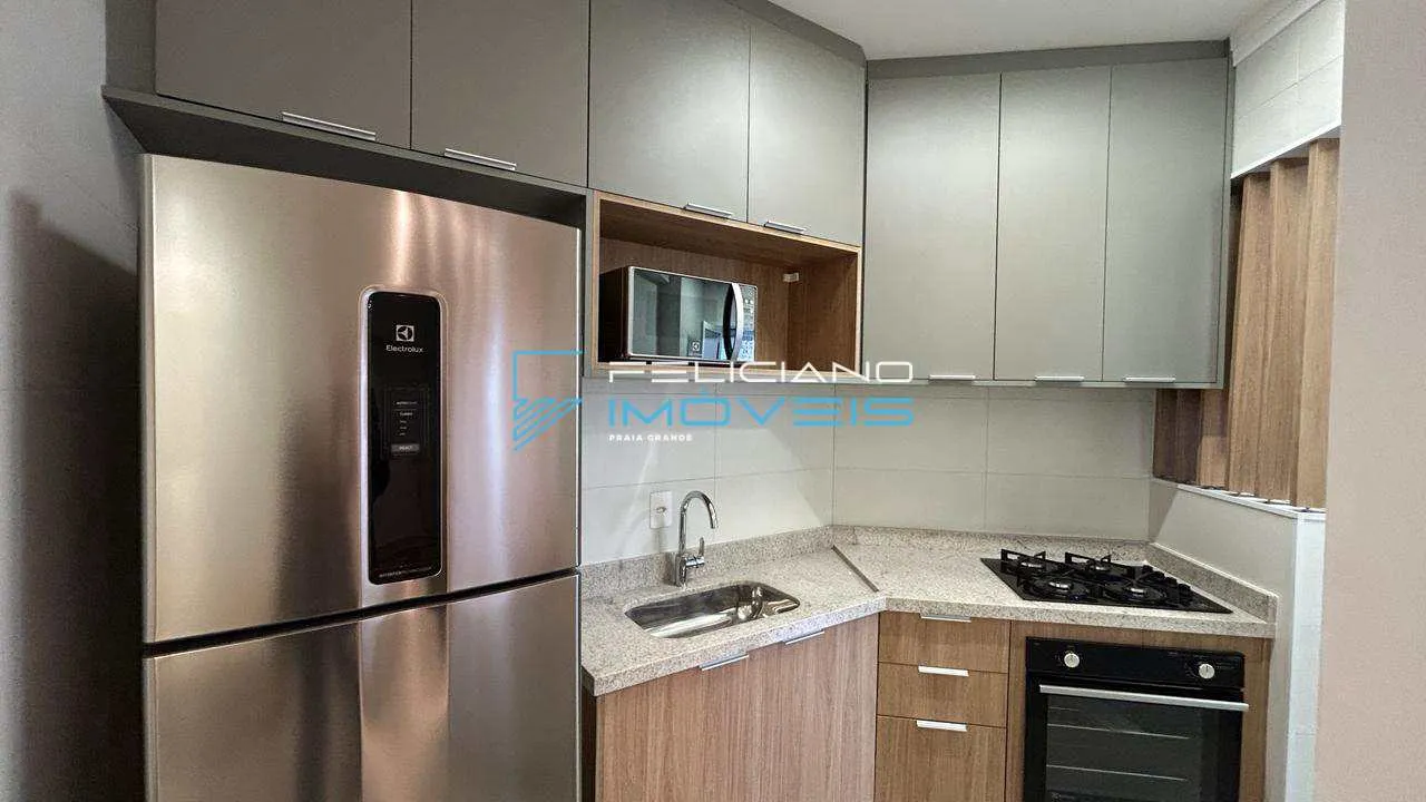Imagem Apartamento com 2 quartos, Guilhermina, Praia Grande - R$ 772 mil, Cod: 7375