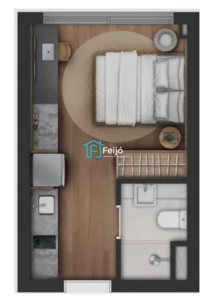 Imagem Caiz Downtown Sunset - Loft a venda
