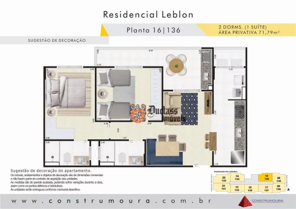 Imagem Apartamento com 2 dormitórios à venda, 71,79 m² a partir de R$ 489.033 - Centro - Mongaguá/SP