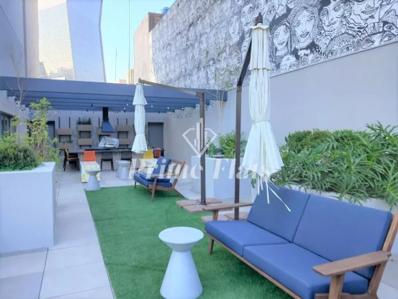 Imagem Flat disponível para locação no Houx Pinheiros, com 27m² e 1 dormitório
