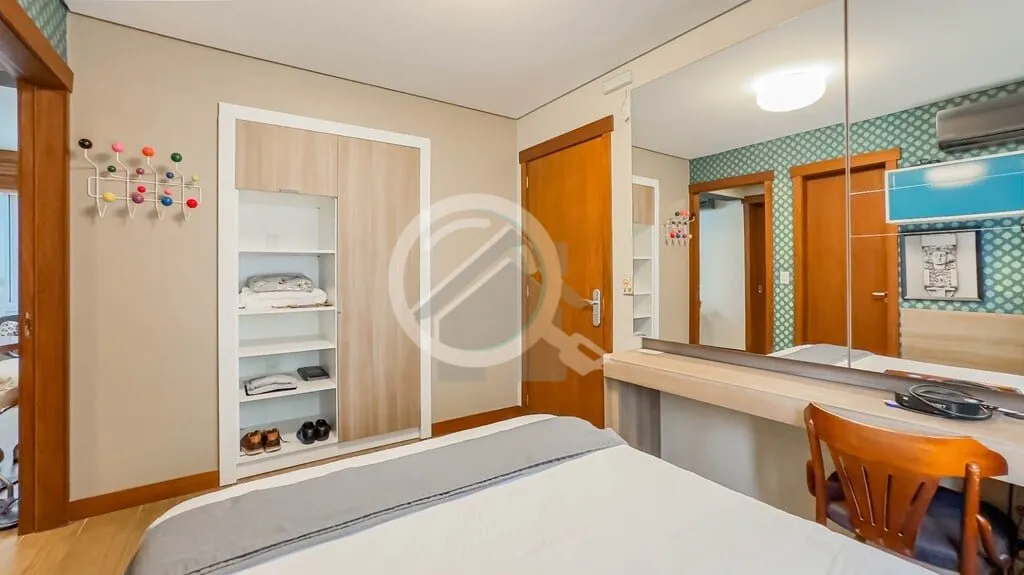 Imagem Excelente apartamento com 2 suítes totalmente mobiliado, inclusive com os eletrodomésticos, 49,62m...