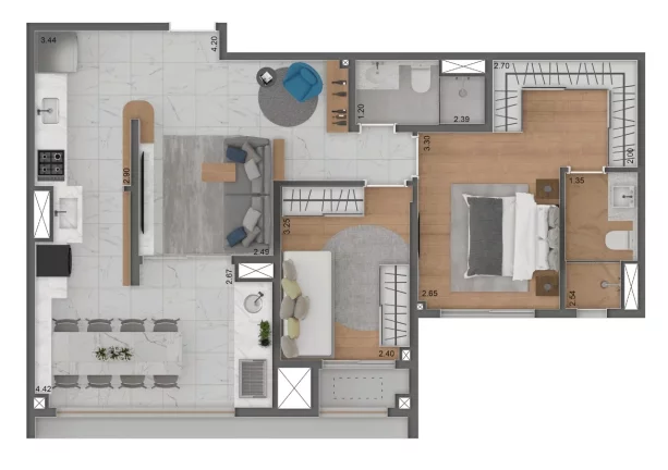 Imagem LIVING GRAND FREGUESIA DO Ó - CYRELA - Apto 71m², ideal para quem busca qualidade de vida!!