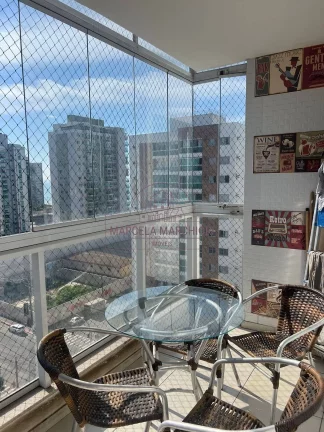 Imagem Apartamento de 3/4 com suíte e Closet, varanda com cortina de vidro