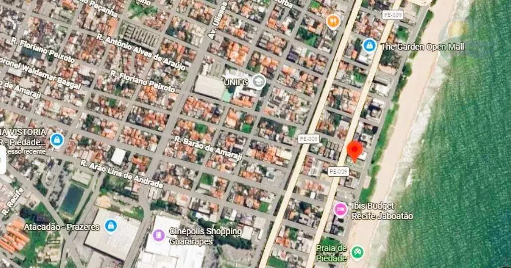 Imagem Terreno com 1960m2, na beira mar de Piedade, Jaboatão dos Guararapes.