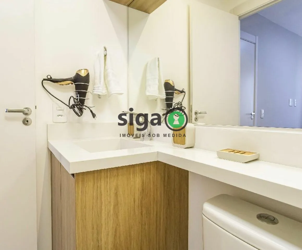 Imagem Apartamento 30m² mobiliado para locação, localizado na Vila Olímpia.