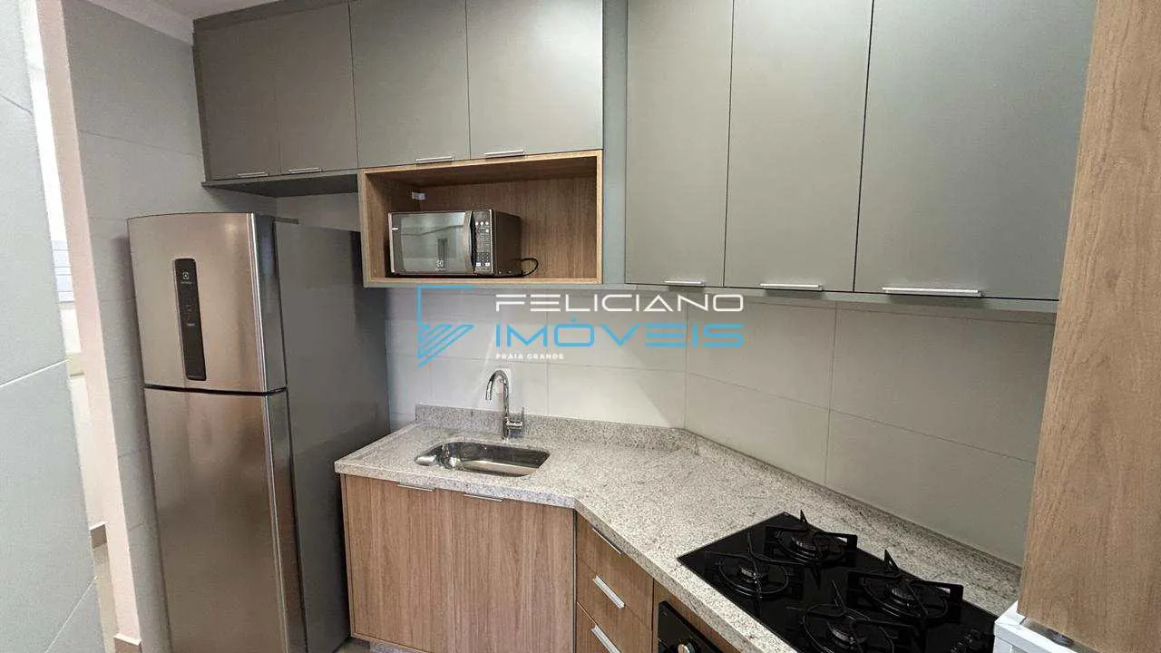 Imagem Apartamento com 2 quartos, Guilhermina, Praia Grande - R$ 772 mil, Cod: 7375