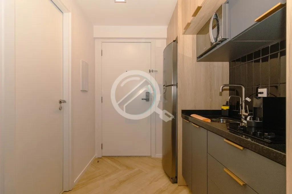 Imagem Studio novo, mobiado e aconchegante de 28m² com ótima iluminação, cozinha planejada e equipada, ...