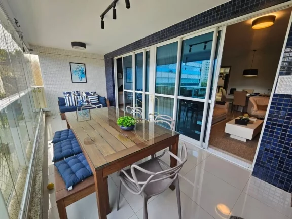 Imagem Apartamento de luxo à venda em Salvador-BA: 4 quartos, 3 suítes, 2 salas, 5 banheiros, 2 vagas na Hemisphere 360 - 142m².