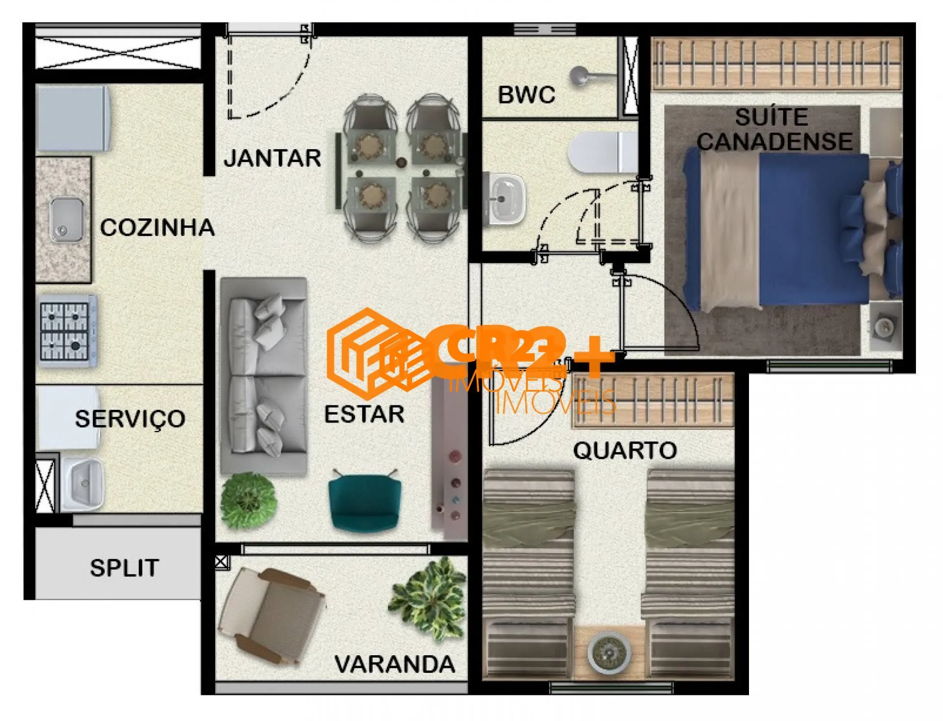 Imagem Apartamento a Venda de 45m² com 2 quartos 1 suíte em bairro Imbiribeira em Reci