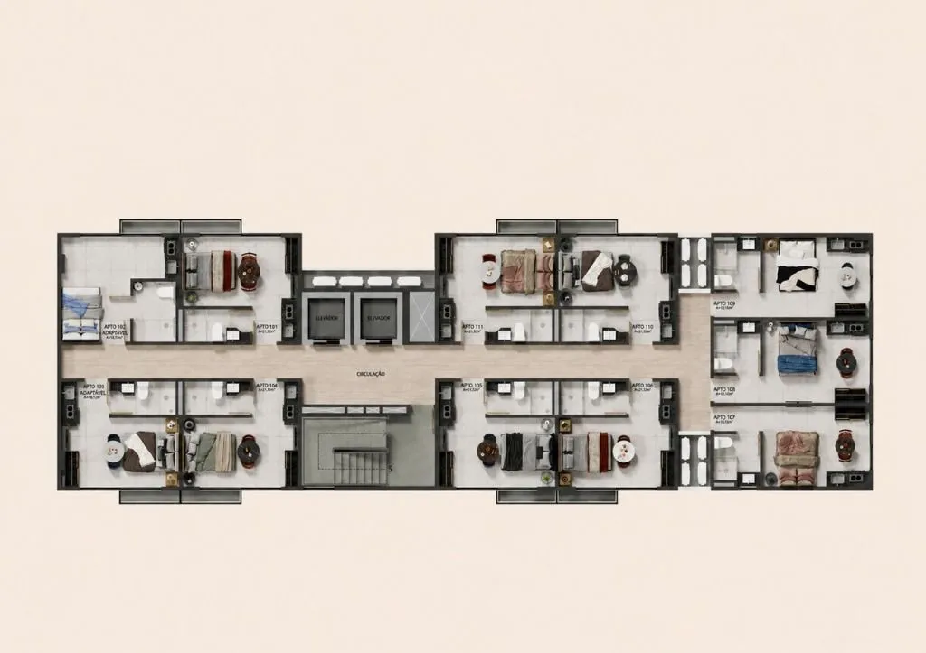 Imagem Flat com 1 dormitório à venda, 18 m² por R$ 386.126,00 - Tambaú - João Pessoa/PB