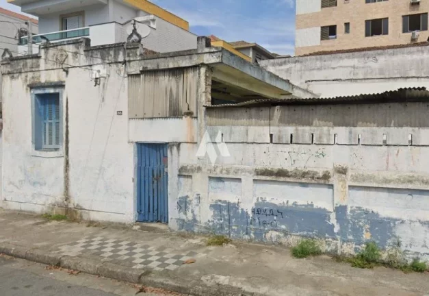 Imagem Terreno com 350m² - esquina - totalmente murado - venda - Aparecida - Santos/SP