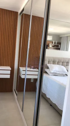 Imagem Apartamento de frente com vista para pomar, churrasqueira na varanda
