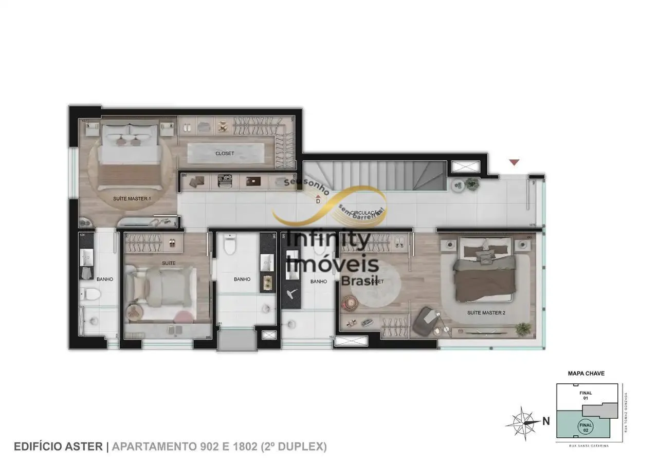 Imagem Aster Lourdes - Apartamento à venda no bairro Lourdes - Belo Horizonte/MG