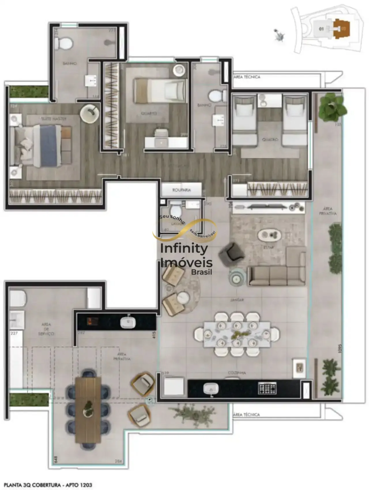 Imagem OPUS RESIDENCE SION - Apartamento à venda no bairro Sion - Belo Horizonte/MG