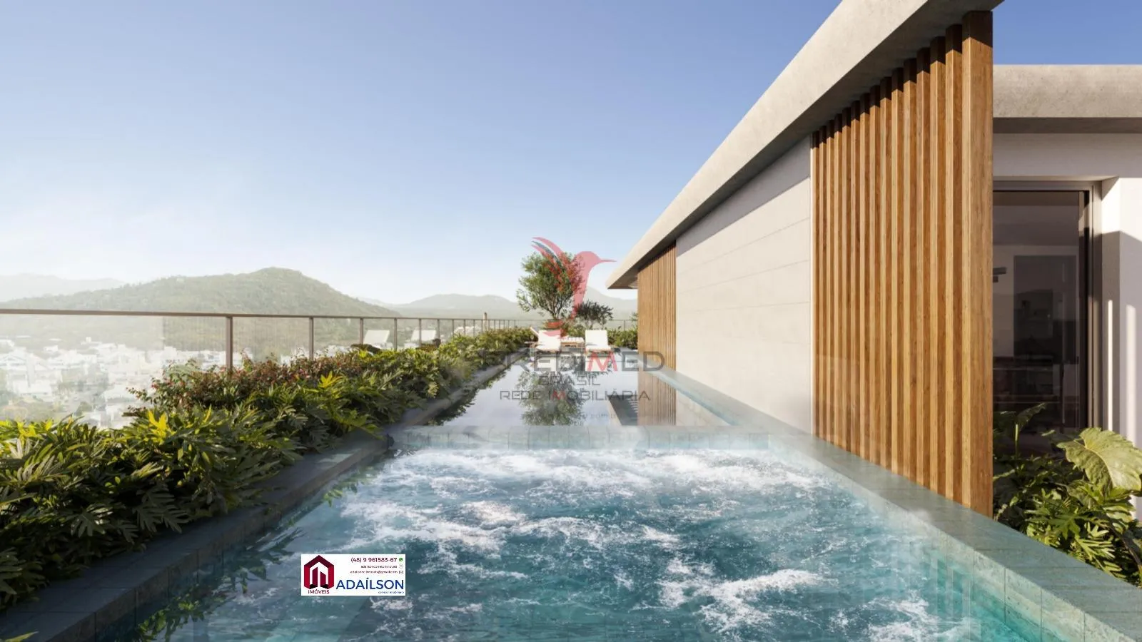 Imagem Unidades habitacionais do Atrium Jurerê Floripa SC