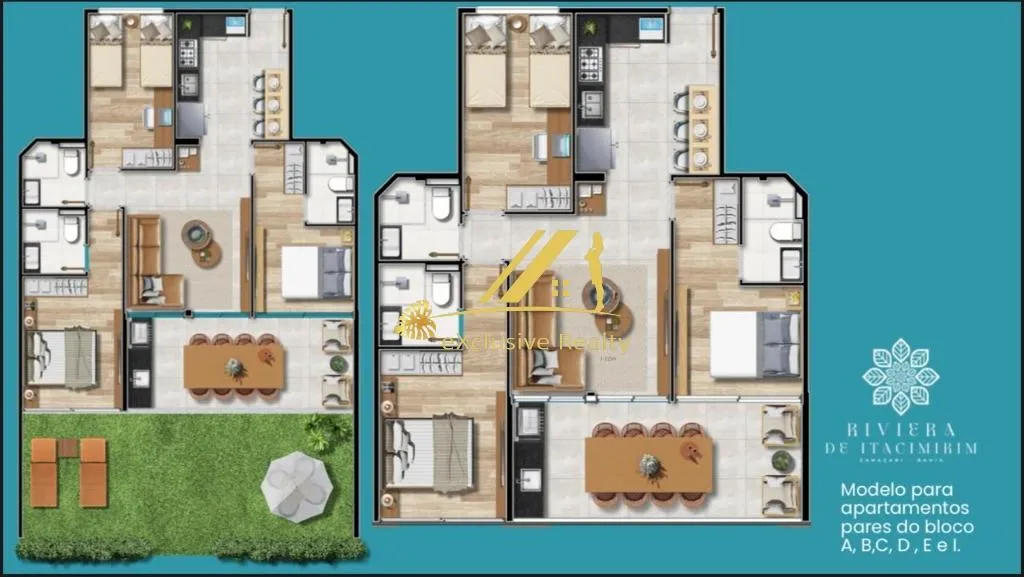 Imagem Apartamento RESIDENCIAL em Camaçari - Bahia, Itacimirim (Monte Gordo)