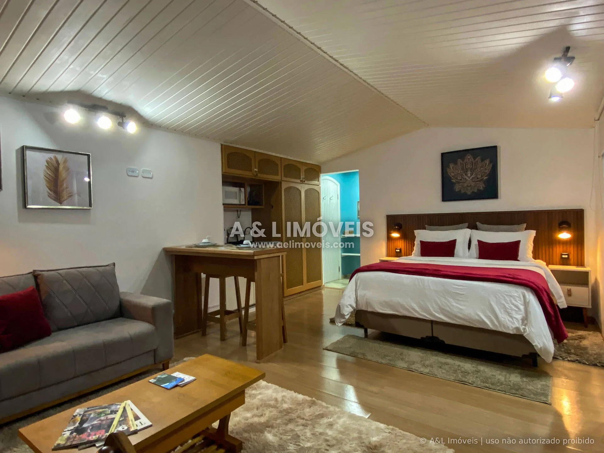Imagem Studio 32,50 m² em Campos do Jordão - Jaguaribe, Térreo com Jardim