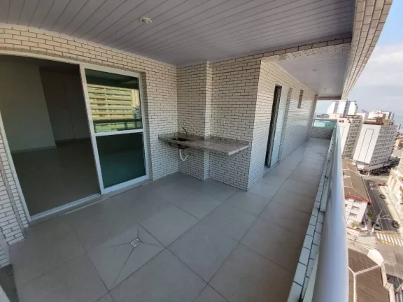 Imagem Apartamento com 3 dormitórios à venda, 121 m² por R$ 970.000 - Boqueiro - Praia Grande/SP