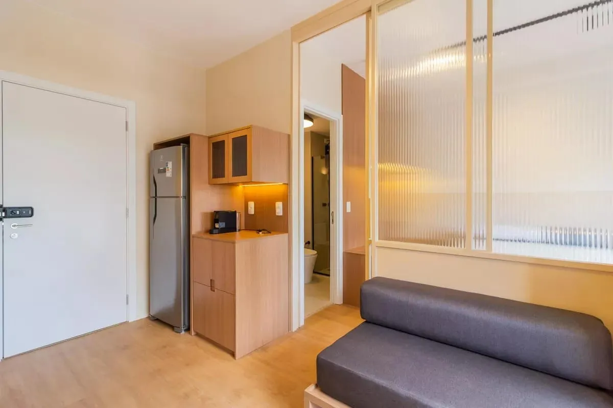 Imagem Apartamento com 1 Quarto para alugar, 25m² - Pinheiros