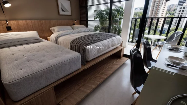 Imagem Studio para Locação em Perdizes, São Paulo-SP: 1 Quarto, 1 Suíte, 1 Banheiro - 25m² de Área