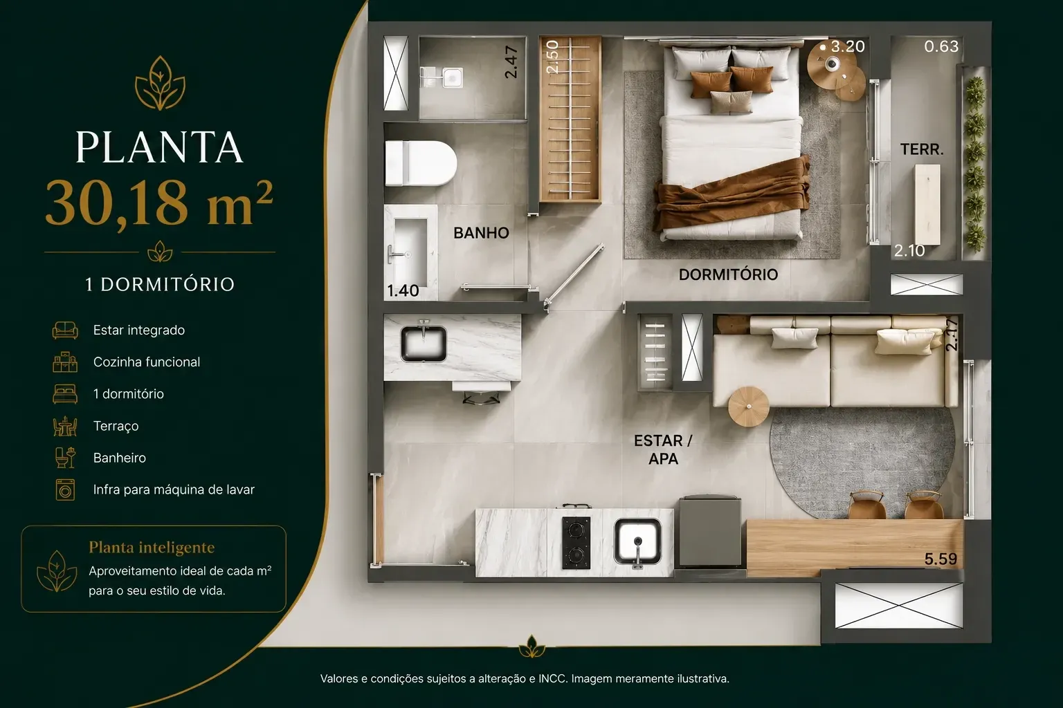 Imagem Apartamento com 1 Quarto à Venda, 30 m² em Indianópolis - São Paulo