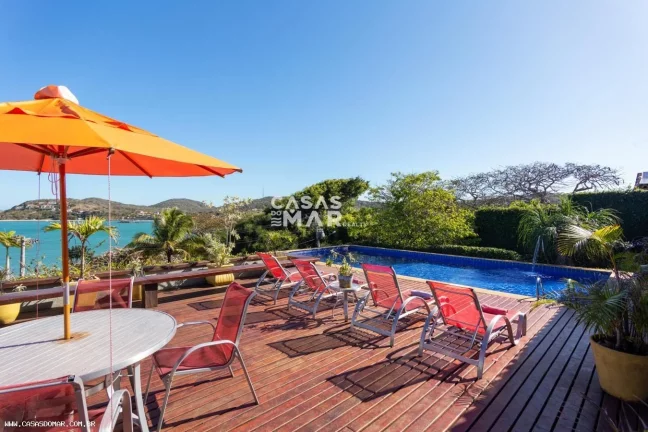 Imagem Casa Frente Mar para Temporada em Armação dos Búzios / RJ no bairro Ferradura