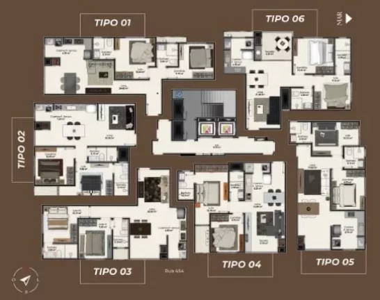 Imagem Torres de Málaga - Residencial - Apartamento à venda no bairro Morretes - Itapema/SC