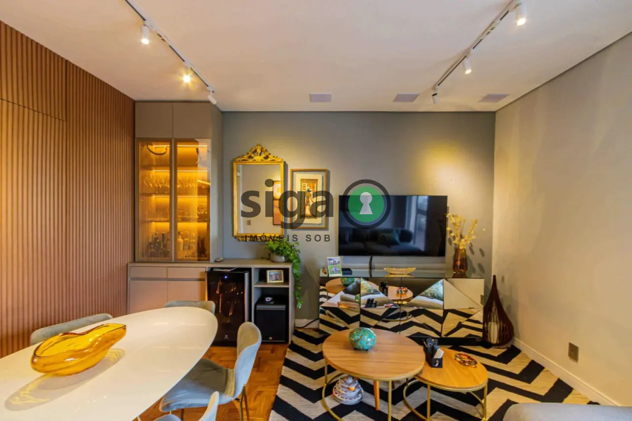 Imagem Apartamento para venda ou locação no Jardim Paulista, mobiliado e com 2 quartos