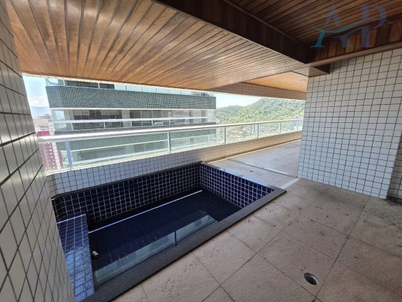 Imagem Apartamento em Praia Grande com Piscina na Varanda