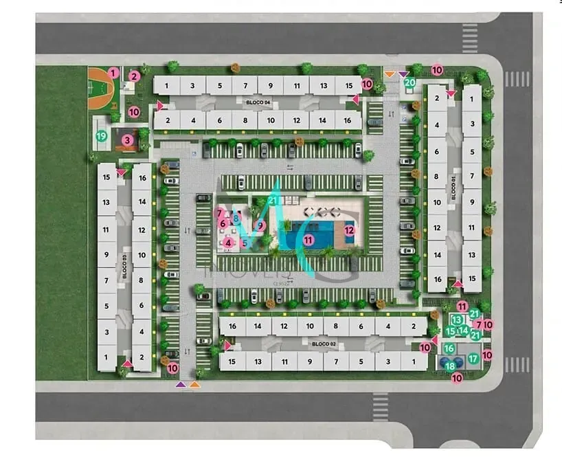 Imagem Apartamento à venda 1 Quarto 41.32M² Campo Grande Rio de Janeiro - RJ | Bálsamo - Fase 2
