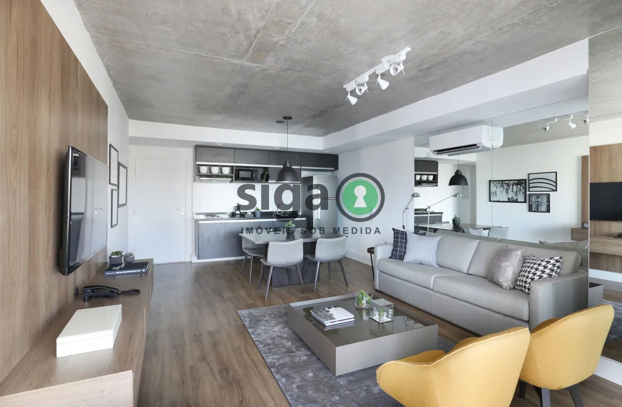 Imagem APATAMENTO MOBILIADO PARA VENDA NO BROOKLIN COM 1 DORMITORIO