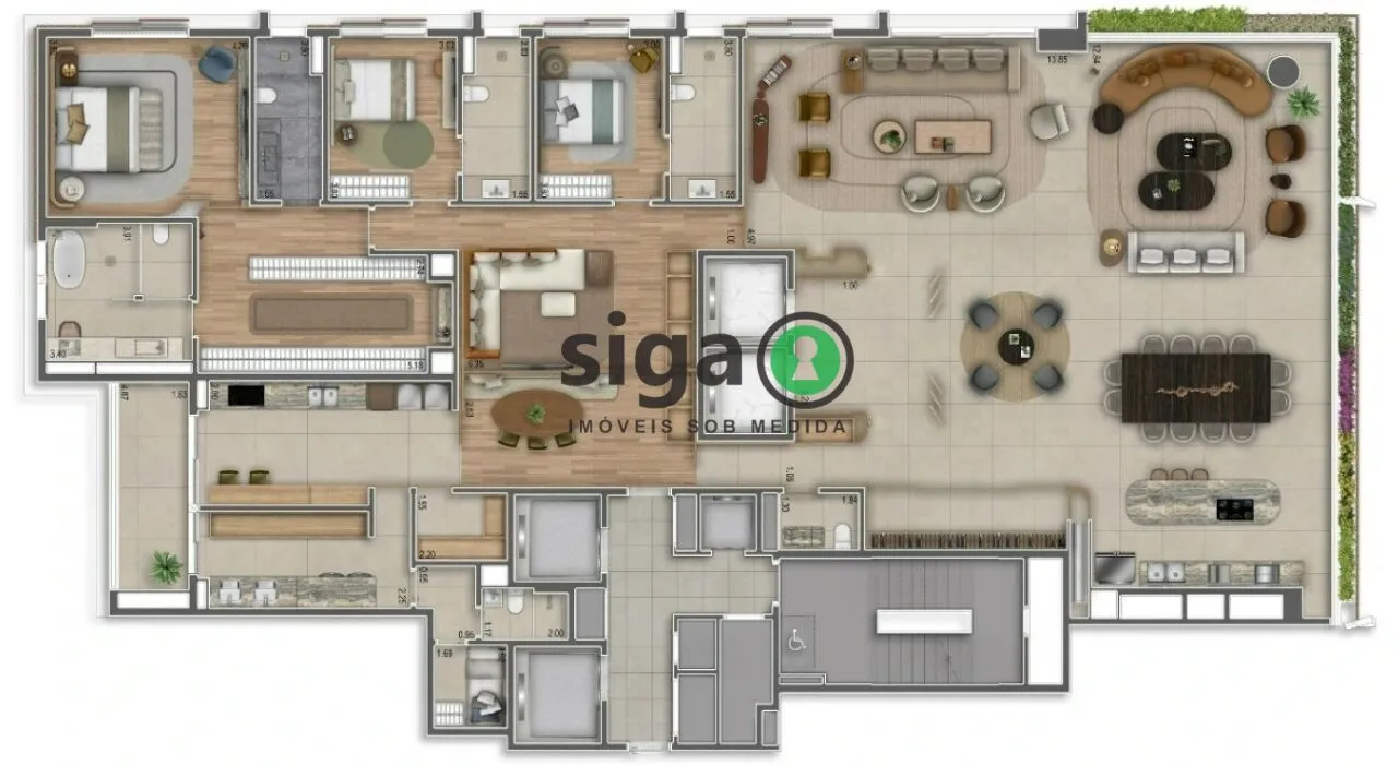 Imagem Apartamento para venda em Moema 04 suítes, São Paulo - SP