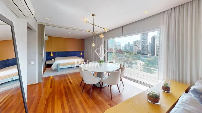 Imagem Apartamento disponível para locação no Edifício Triplo, com 91m² e 1 dormitório