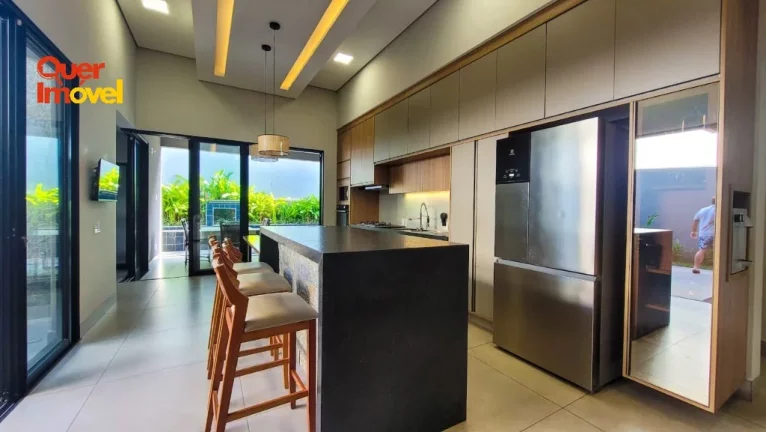 Imagem Casa de Luxo à Venda em Condomínio na AVENIDA OSCAR NIEMEYER, Quinta dos Ventos, Ribeirão Preto-SP - 3 suítes, 4 vagas - Quer Imóvel Negócios Imobiliários