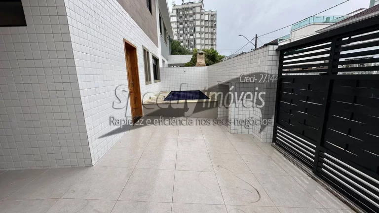 Foto do imóvel Sobrado em Santos para venda, 3 dormitórios. em Praça Olímpio Lima