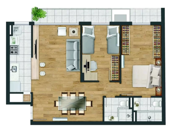 Imagem Espírito Santo - Apartamento à venda no bairro Bela Vista - Porto Alegre/RS